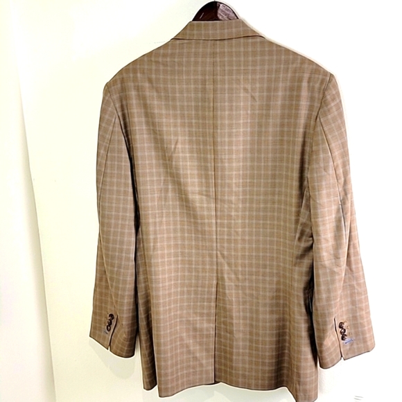 Holland & Sherry custom tailored (40R) Plaid Sport Coat - Picture 2 of 16